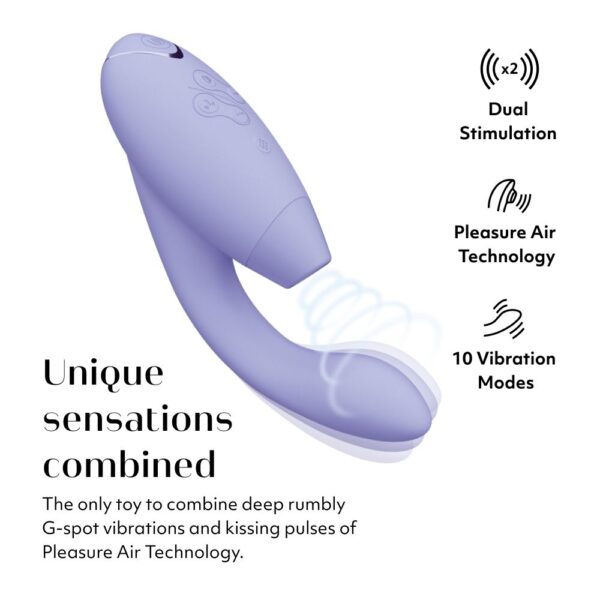 Womanizer Duo 2 Advanced Clitoral & G-spot Stimulator - Lilac