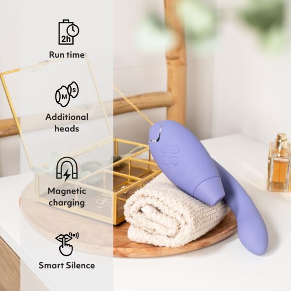 Womanizer Duo 2 Advanced Clitoral & G-spot Stimulator - Lilac
