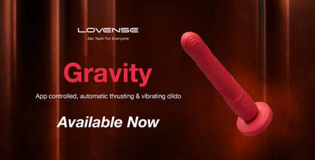 Lovense Gravity Thrusting Vibrating Dildo