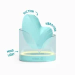 Biird Namii Clitoral Suction Stimulator & Vibrator - Mint Jouissance Club Edition