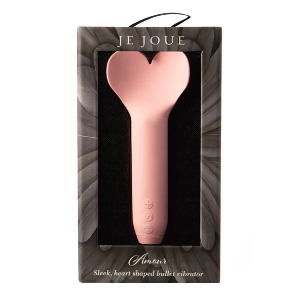 Je Joue Amour Fluttering Heart Bullet Vibrator - Pink-7 Je Joue Amour Fluttering Heart Bullet Vibrator - Pink