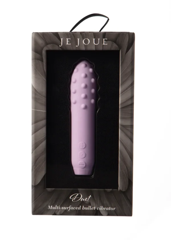 Je Joue Duet Textured Bullet Vibrator - Lilac