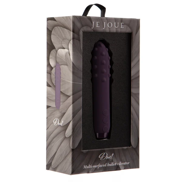 Je Joue Duet Textured Bullet Vibrator - Purple