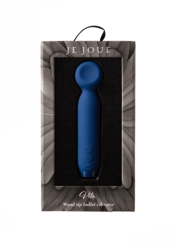 Je Joue Vita Flexible-Tip Bullet Vibrator - Cobalt Blue
