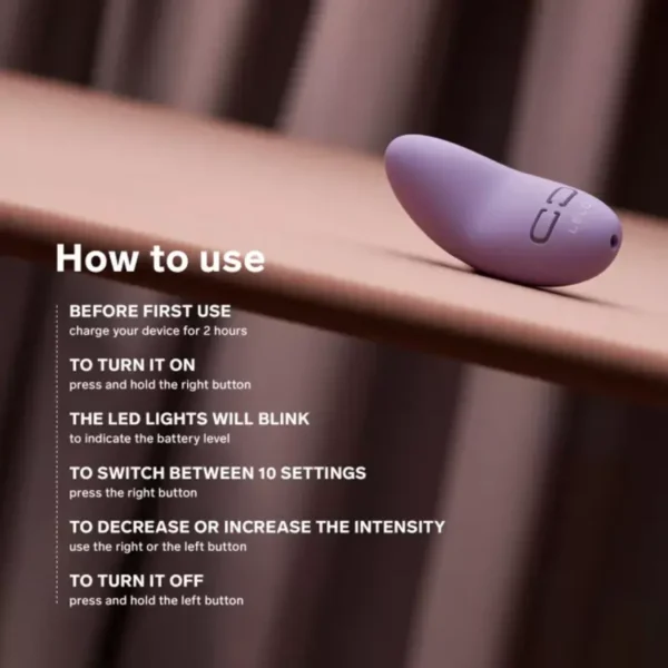 LELO Lily 3 Clitoral Vibrator - How to Use