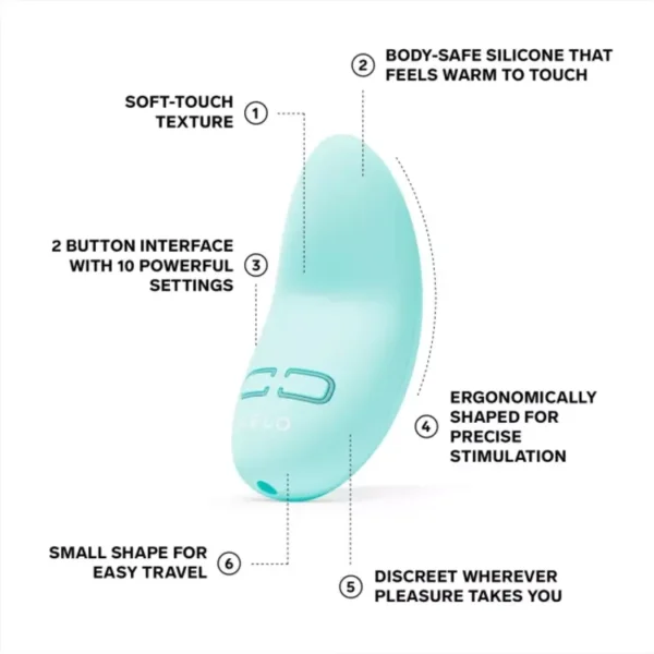 LELO Lily 3 Clitoral Vibrator - Polar Green