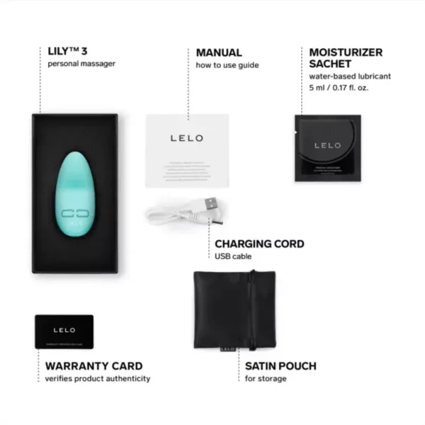 LELO Lily 3 Clitoral Vibrator - Polar Green