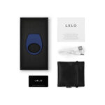 LELO TOR 3 Vibrating Couples Penis Ring - Base Blue