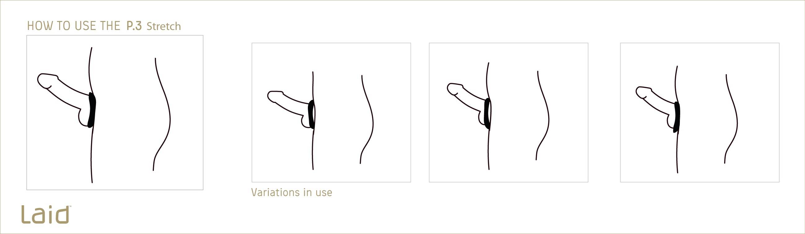 Laid-P3-stretch-penis-ring-how to use