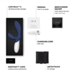 LELO LOKI Wave 2 Prostate Massager - Base Blue
