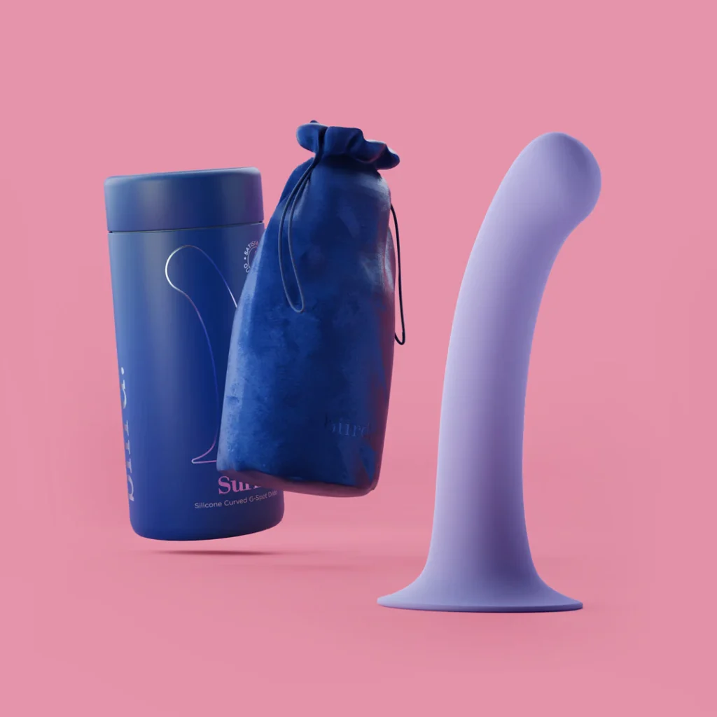 Biird Surii Silicone Curved G-spot Dildo - Specifications