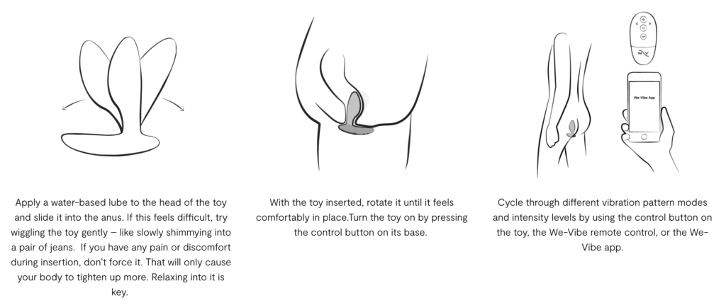 We-Vibe Ditto+ Vibrating-App & Remote-Controlled Butt Plug - How to Play