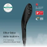 Womanizer Wave Shower Head Masturbator - Black
