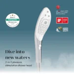 Womanizer Wave Shower Head Masturbator - Chrome