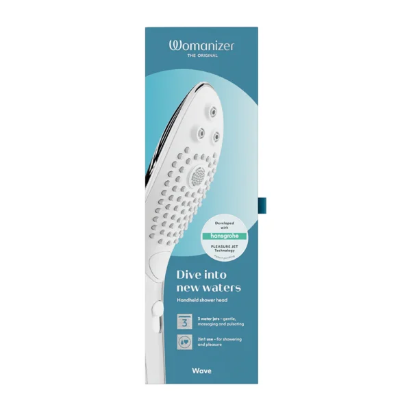 Womanizer Wave Shower Head Masturbator - Chrome
