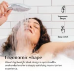 Womanizer Wave Shower Head Masturbator - Chrome