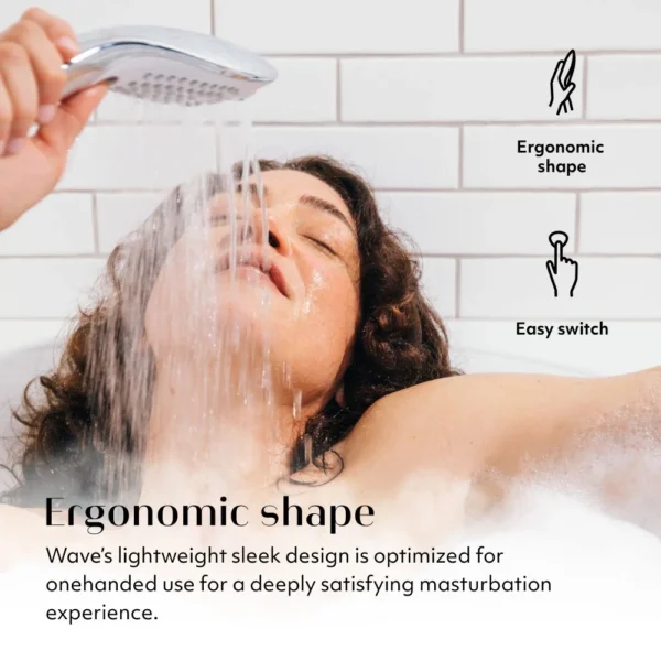 Womanizer Wave Shower Head Masturbator - Chrome