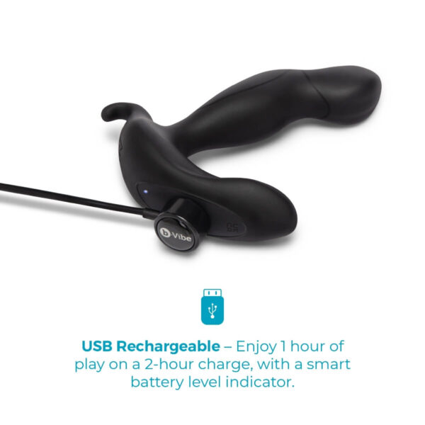 b-Vibe 360 Rotating, Vibrating, Remote-control Prostate Plug