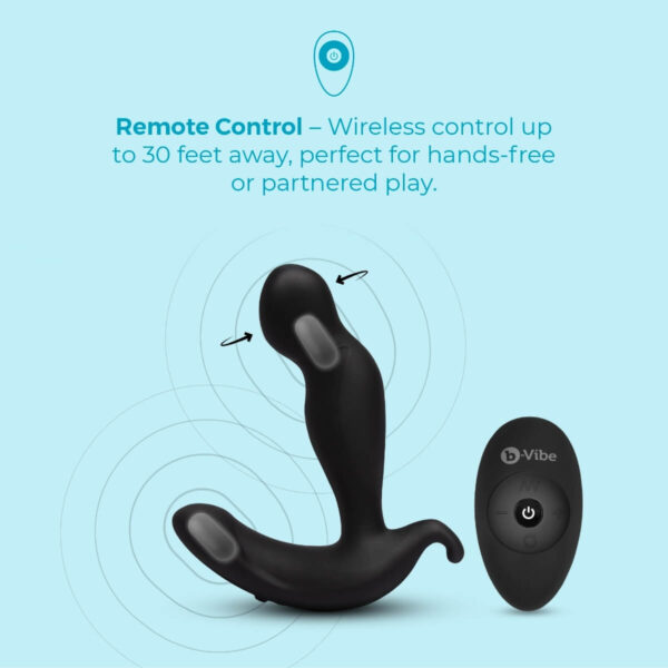 b-Vibe 360 Rotating, Vibrating, Remote-control Prostate Plug