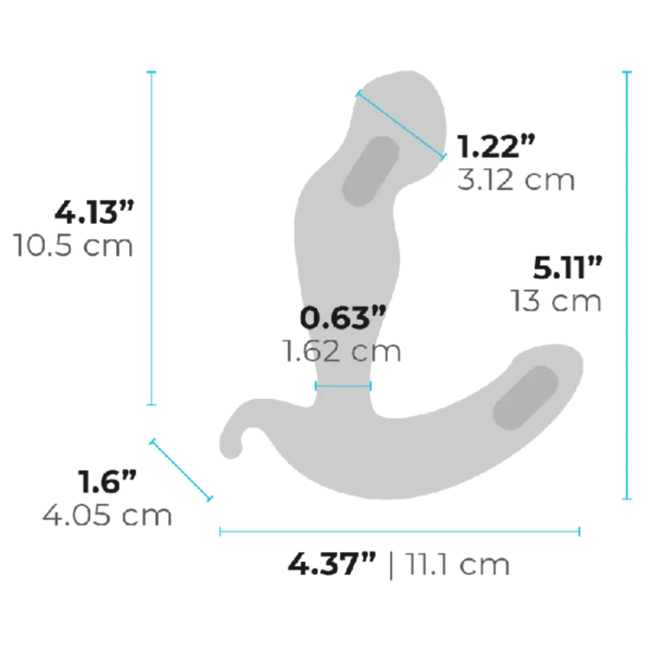 b-Vibe 360 Rotating, Vibrating, Remote-control Prostate Plug