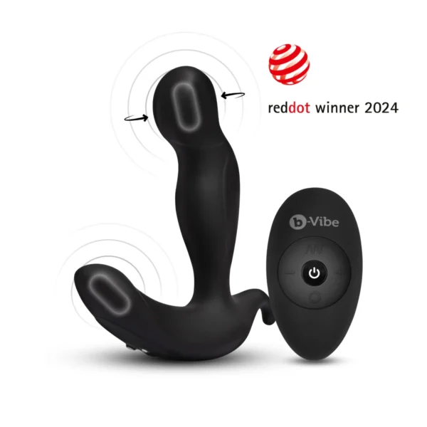 b-Vibe 360 Rotating, Vibrating, Remote-control Prostate Plug