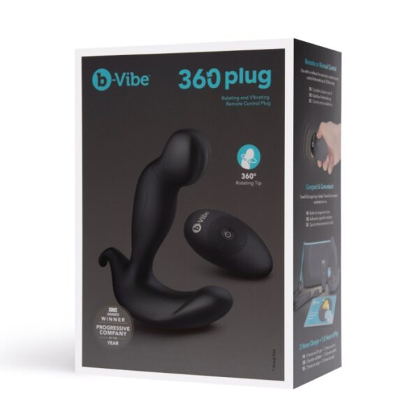 b-Vibe 360 Rotating and Vibrating Remote Controlled Prostate Plug