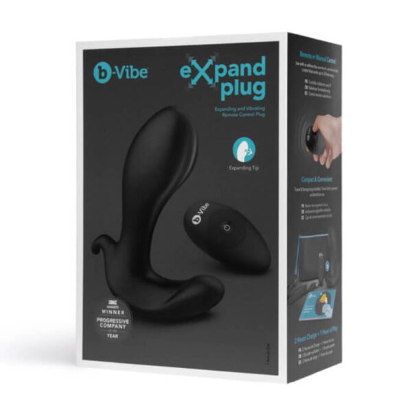 b-Vibe Expand Vibrating Remote-Controlled Prostate Plug