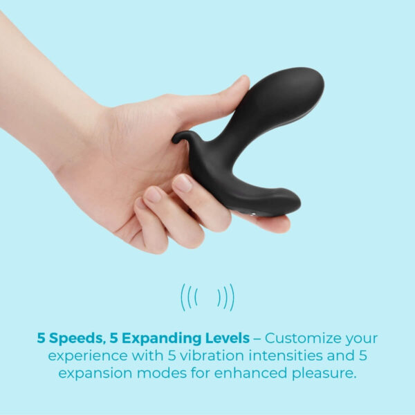 b-Vibe Expand Vibrating Remote-Controlled Prostate Plug