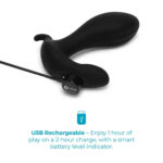 b-Vibe Expand Vibrating Remote-Controlled Prostate Plug