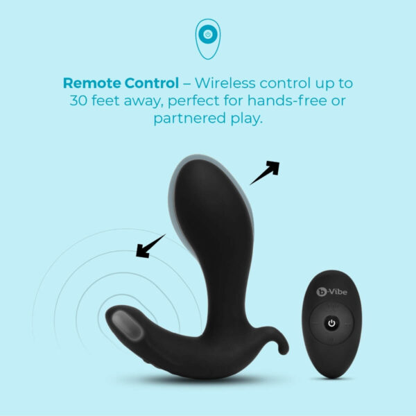b-Vibe Expand Vibrating Remote-Controlled Prostate Plug