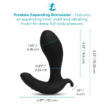 b-Vibe Expand Vibrating Remote-Controlled Prostate Plug