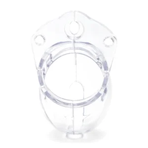Clear CB-6000S 2.5-inch Chastity Cock Cage Kit