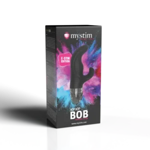 Mystim Hop Hop Bob eStim Vibrator - Black