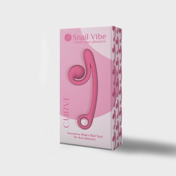 Snail Vibe Curve Clitoris & G-spot Vibrator - Pink