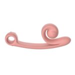 Peach Snail Vibe Curve G-spot and clit stimulating vibrator