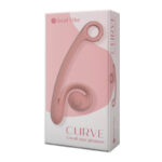 Peach Snail Vibe Curve G-spot and clit stimulating vibrator