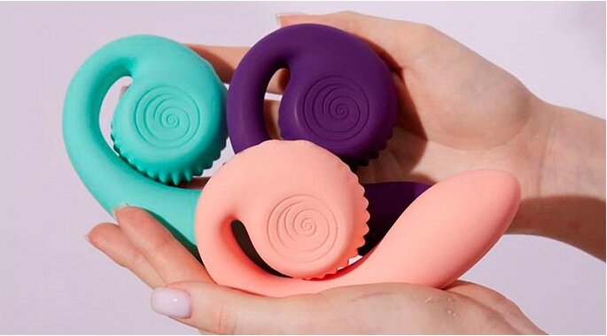 Snail Vibe Gizi G-spot and Clitoris Vibrator grouped