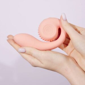 Peachy Pink Snail Vibe Gizi G-spot and Clitoris Vibrator