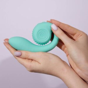 Tiffany Blue Snail Vibe Gizi G-spot and Clitoris Vibrator