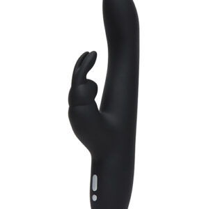 Fifty Shades of Grey Greedy Girl Rechargeable Slimline Rabbit Vibrator - Black