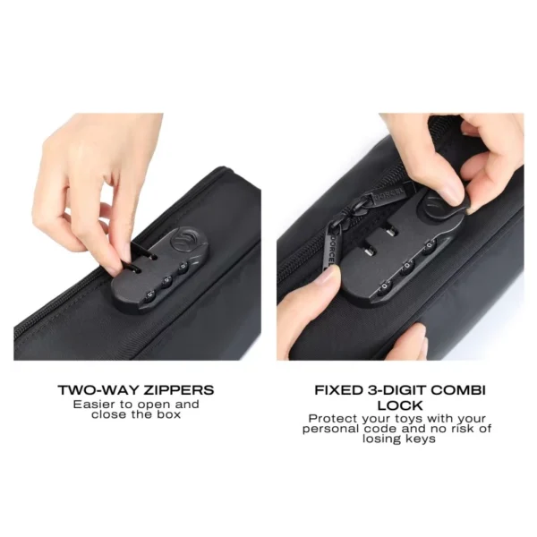 Black Dorcel Discreet Sex Toy Storage Box