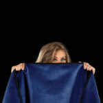 Liberator Fascinator Mini Waterproof Sex Blanket - Royal Blue