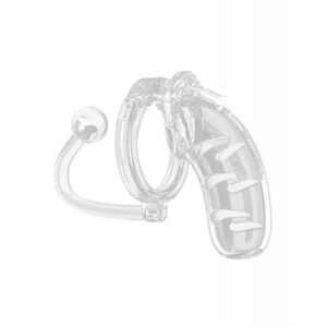 Shots America Man|Cage Model 11 4.5 inch Clear Cock Cage with Butt Plug