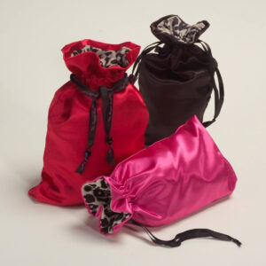 Sugar Sak Sterilizing Sex Toy Storage Bag - Black, Red, & Pink