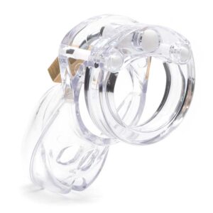 Clear CB-3000 3-inch Chastity Cock Cage Kit