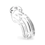 The Curve 3.75-inch Chastity Cock Cage Kit - Clear