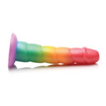 Curve Toys Simply Sweet 6.5-inch Swirl Rainbow Dildo