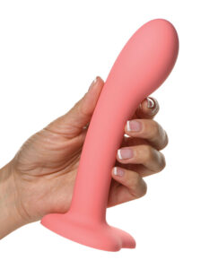 Curve Toys Simply Sweet Pink 7-inch G-Spot Silicone Dildo