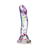 Blush Novelties Neo Elite Hanky-Panky 7.5inch Purio Glow-In-The-Dark Confetti Pretty Dildo