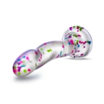 Blush Novelties Neo Elite Hanky-Panky 7.5inch Purio Glow-In-The-Dark Confetti Pretty Dildo